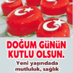 türk bayraklı doğum günü